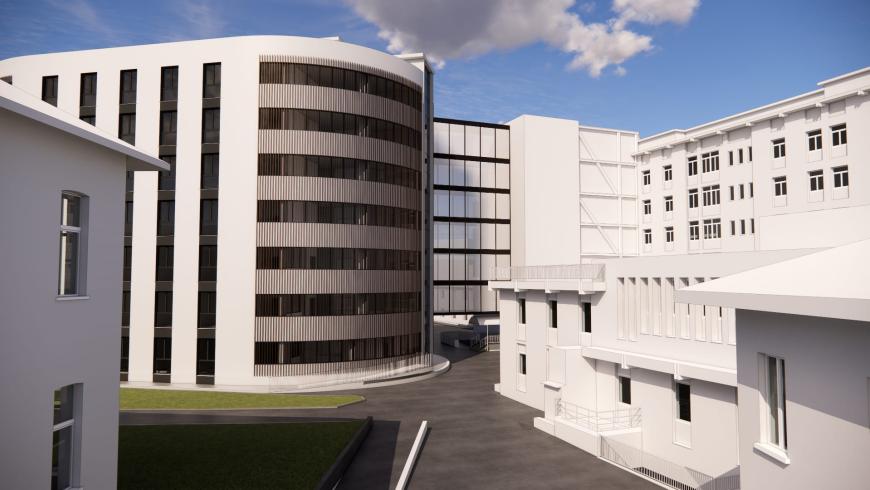 rendering ospedale borgomanero