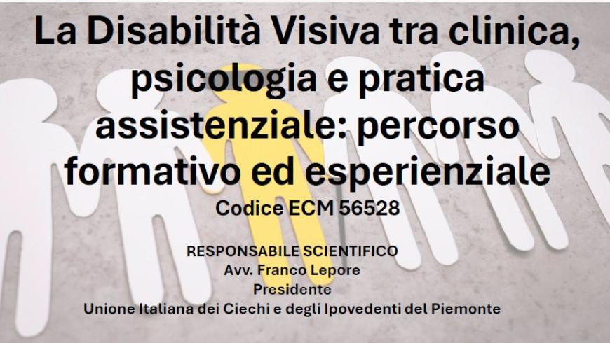 corso la disabilità visiva
